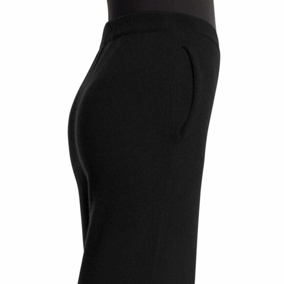 NWT Wolford Black Cashmere Flared Pants Size S / US 26 - Picture 2 of 7